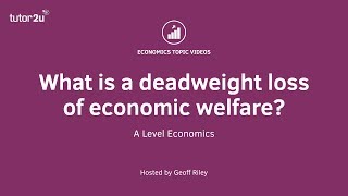Externalities and Deadweight Loss of Welfare Explained I A Level and IB Economics