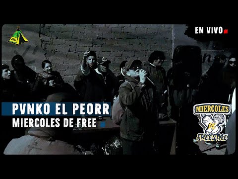 PunkoElPeorR - Moneypulacion en vivo [Miércoles de Freestyle] Filmantro