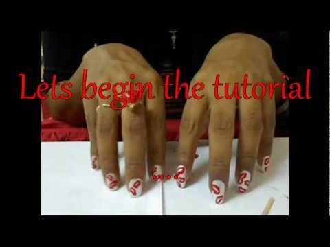 Sexy Lips on Nails by Shilpi