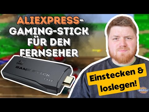 TV gaming stick from Aliexpress reviewed – play thousands of games directly on your TV for only €20!