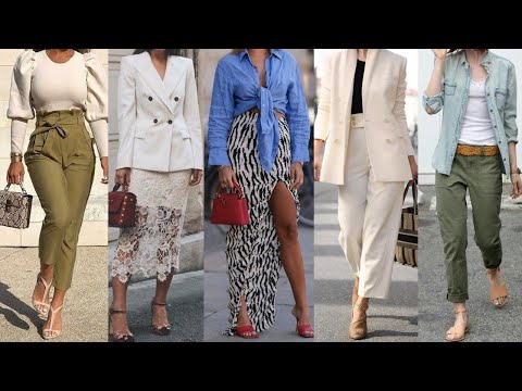 MODA MUJER 2024 para VESTIR  con ESTILO ELEGANTE Y SENCILLO