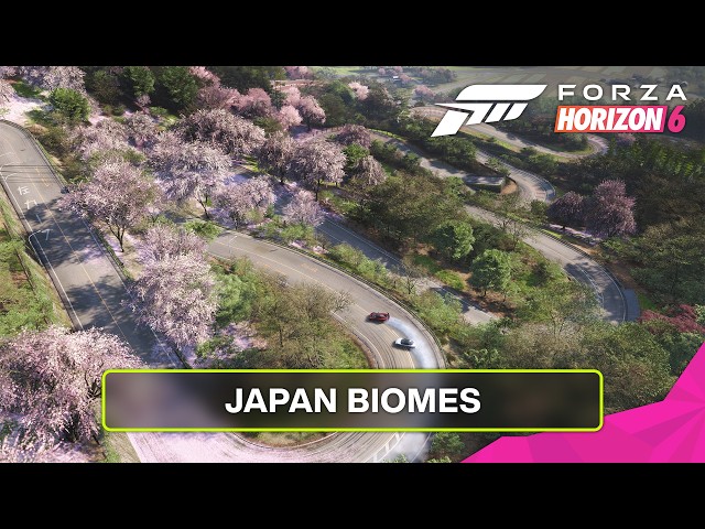 Titulný obrázok Youtube videa s názvom Forza Horizon 6 - Discover Japan | Biomes Showcase