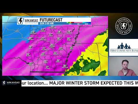FRIDAY AM UPDATE... A SIMPLE guide to an Arkansas winter storm!