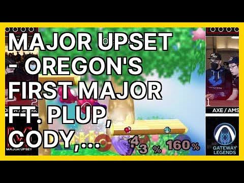 MAJOR UPSET - OREGON'S FIRST MAJOR ft. Plup, ... | Smash Melee Highlights