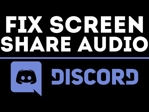 How To Fix Screen Share Audio Not Working on Discord - Stream with Sound on Discord
