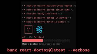 react-doctorでReact.jsの不具合を修正しましょう