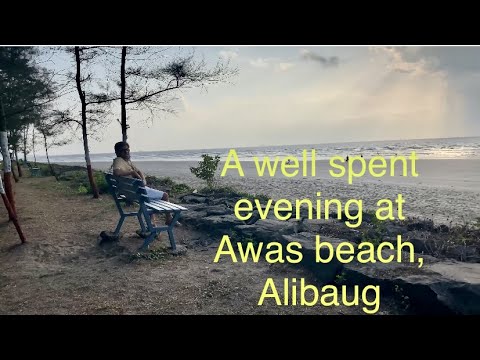 An Evening at Awas Beach, Alibaug _ #justsalil #sunset #alibaugbeach #awasbeach #evening