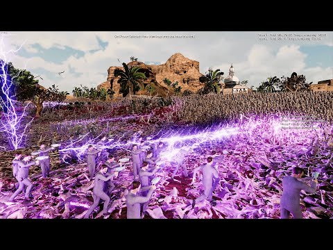 1 Million Evil Zombies and Trolls Vs TESLA - Ultimate Epic Battle Simulator 2