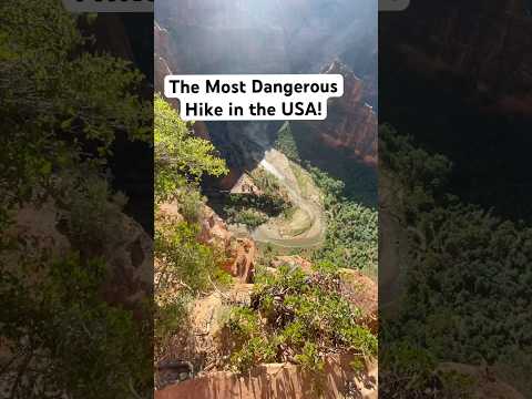 Angels landing is CRAZY!