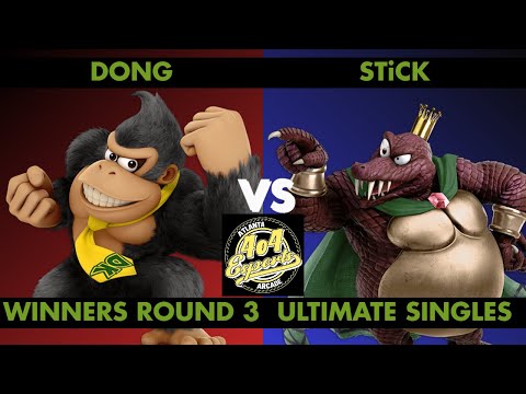 SSBU - 4o4 Smash Night 24 - EVC| DONG (Donkey Kong) vs VA| STiCK (King K. Rool) - Winners Round 3