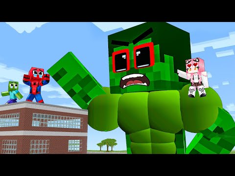 Monster School: Hulk Turns into Giant and Saves Lives!