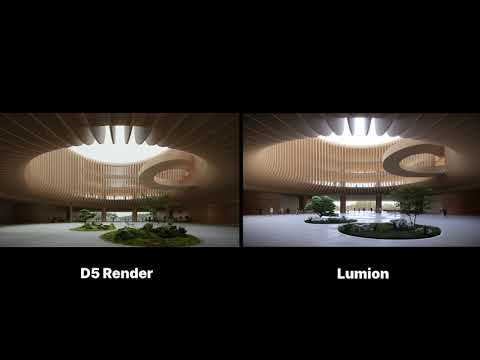 Architecture animation rendering | Lumion vs. D5 Render