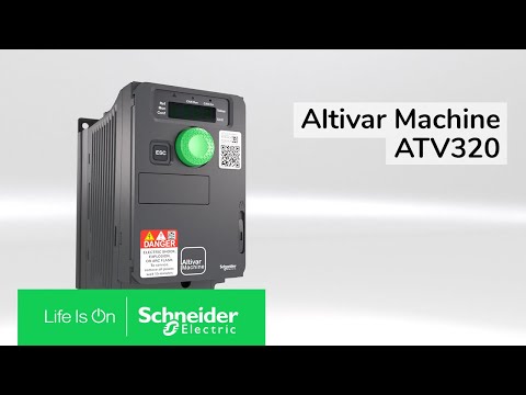 Schneider ATV320U02M2C - Variable Speed Drive, Altivar Machine Atv320, 0.18Kw, 200 To 240V, 1 Phase
