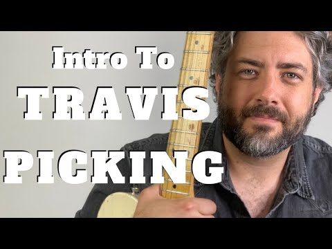 Intro To Travis Picking YT Live Guitar Lesson #guitarlesson #rockabilly