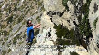 preview picture of video 'Klettern auf Kreta mit Zbynek (Spinek), Engelbert und Sabine'