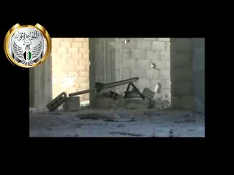 استهداف دبابة لقوات النظام من قبل اللواء الأول في مدينة دمشق