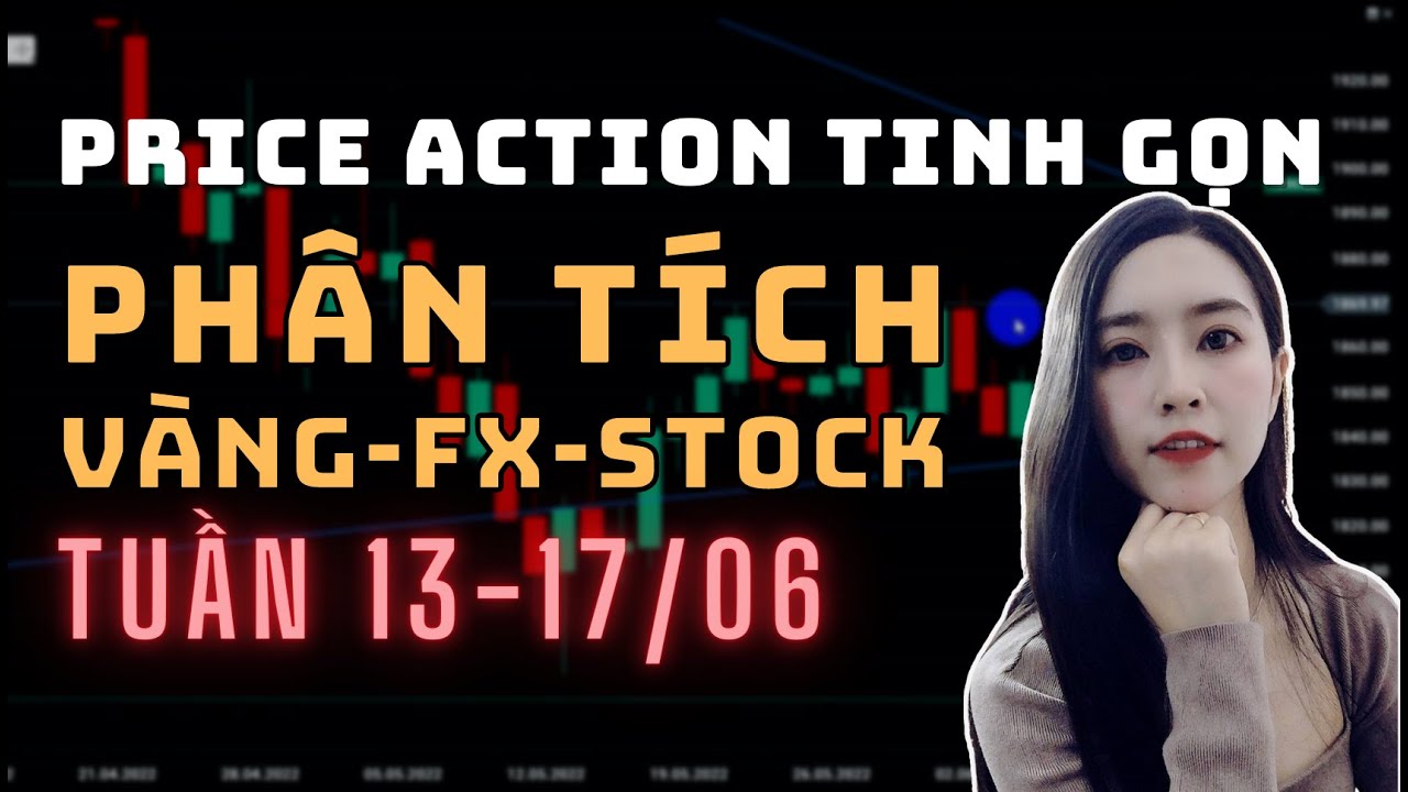 Phân Tích VÀNG-FOREX-STOCK Tuần 13-17/06 Theo Phương Pháp Price Action Tinh Gọn
