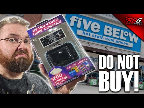 Five Below Retro Game Console for $10! - DO NOT BUY! Here's Why...