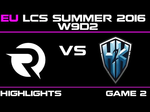OG vs H2K Game 2 highlights W9D2 EU LCS summer 2016 Origen vs H2K   H2K vs OG   LCS LOL