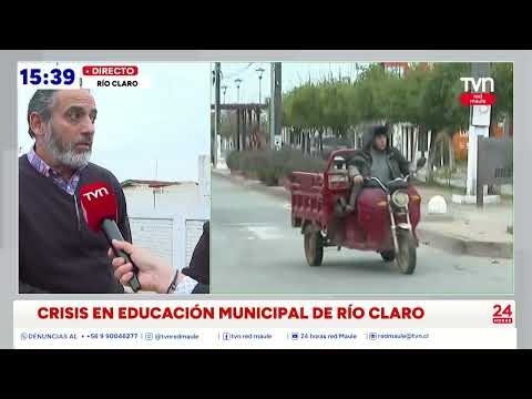 Río Claro presenta grave crisis financiera en educación | 24 Horas TVN - Red Maule