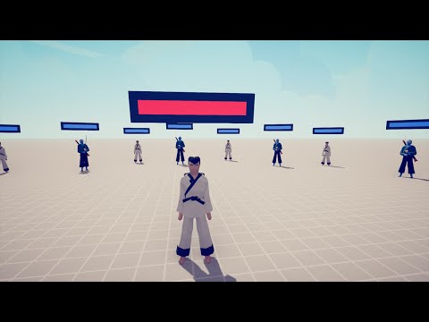 TAEKWONDO CHAMPION TOURNAMENT WITH SAMURAI # 1 - TABS - Totally Accurate Battle Simulator