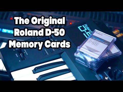 The Original Roland D-50 Memory Cards | Elusive and Expensive