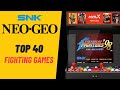 TOP 40 Fighting Games On Neo Geo