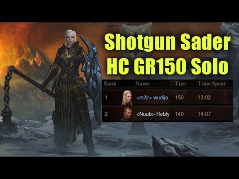 Rank 1 Valor Heaven's Fury Sader 13min GR150 Solo (Hardcore Season 25)