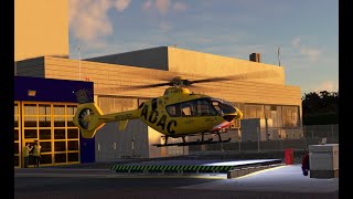 Hospital "Links der Weser"/ ADAC Luftrettung CHX6, Bremen (Germany) video