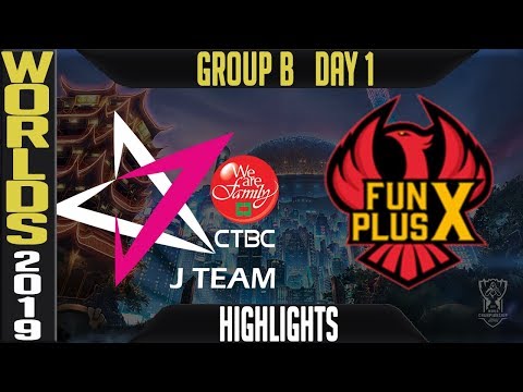 JT vs FPX ighlights Game 1 | Worlds 2019 Group B Day 1 | CTBC J Team vs Funplus Phoenix