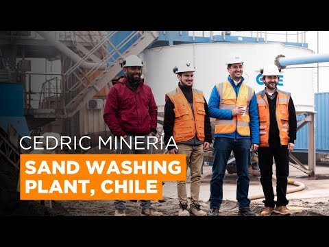 70tph CDE’s sand wash plant commissioned for Cedric Minería in Chile