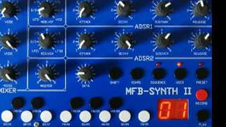 Video thumbnail for MFB Synth II & MFB 502 Demo by mummstylesound