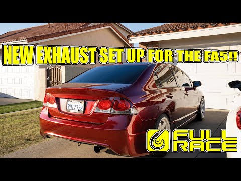 8th Gen Civic Si Gets A Full Race Exhaust!! *Aggressive Sounding Exhaust*