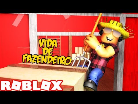 🌾  Vida de FAZENDEIRO no ROBLOX! - Farming Simulator 🚜