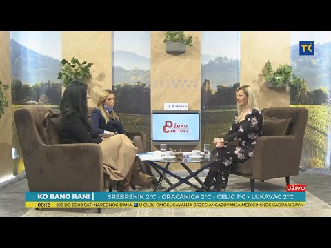 JUTARNJI PROGRAM RTVTK: AMELA TUPAJIĆ - PREDSJECNICA DRUŠTVA SOCIJALNIH RADNIKA TK