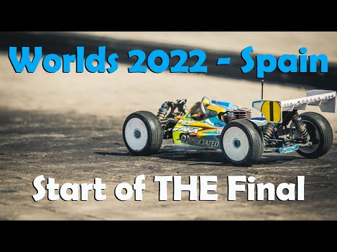 Worlds 2022 - Spain - Start of THE final - IFMAR World Championship 1/8 IC off road