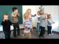 Preschoolers sing Down by the Station