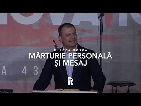 Mircea Roșca - Mărturie personală și mesaj | BISERICA RENOVATIO