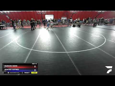 145 Lbs Champ. Round 1 - Hudson Ikens, IL Vs Hunter Haynes, IA F55e