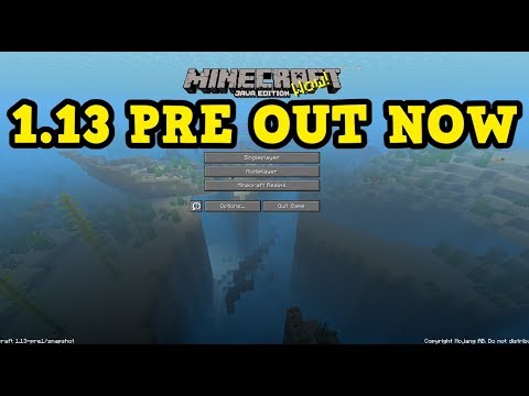 Minecraft Just Changed FOREVER - 1.13 Pre Release OUT NOW