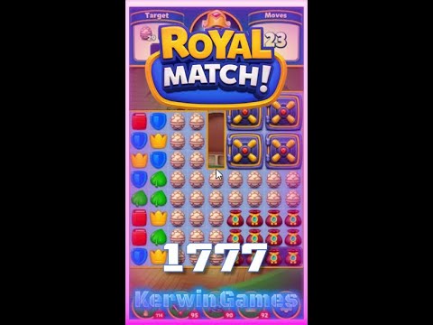 Royal Match Level 1777 - No Boosters Gameplay