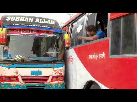 A Day in Life of Bus Drivers Fighting in the World’s Most Crowded City