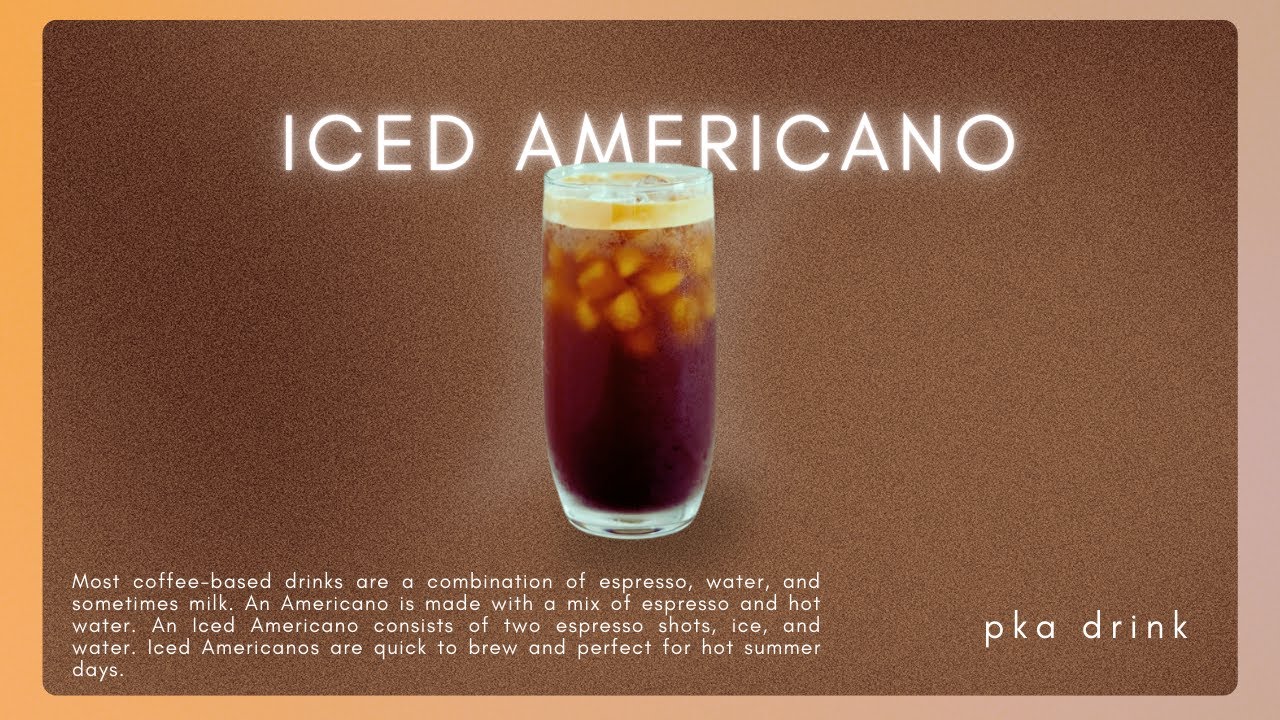 iced americano