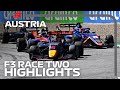 F3 Race 2 Highlights | 2020 Austrian Grand Prix