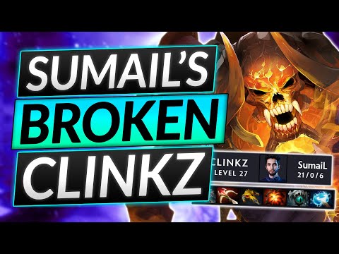 SUMAIL's NEW CLINKZ is CRUSHING EVERYONE: 21-0 CARRY CLINKZ Tips - Dota 2 Guide