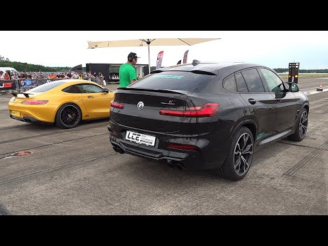 650HP BMW X4M Competition vs 850HP Mercedes-AMG GT S