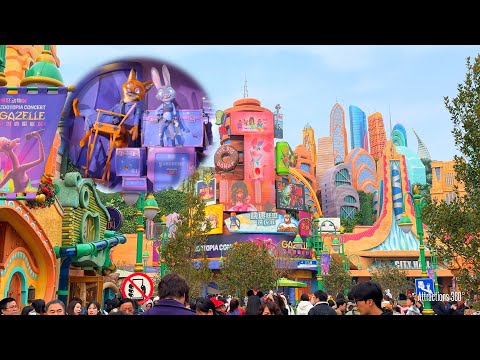 Video: NEW! Zootopia Themed Land | Dark Ride & Land Tour | Shanghai Disneyland 2024
