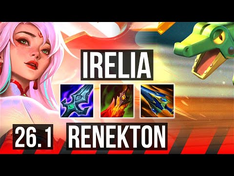 IRELIA vs RENEKTON (TOP) | NA Grandmaster | 26.1