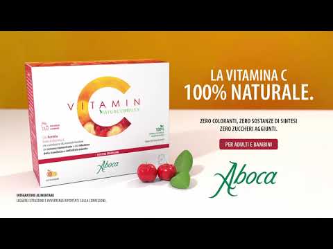 Vitamin C Naturcomplex - Vitamina C 100% Naturale - Aboca - Spot 15" - 2021 - Italia
