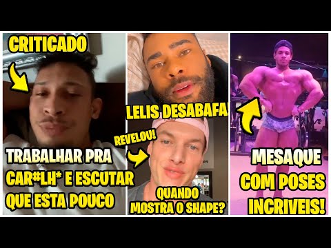 CAIKE REVELA QUANDO MOSTRA O SHAPE! RAMON MANDA O PAPO!  MESAQUE SUPER ESTETICO! LELIS DESABAFA!